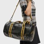 フレッドペリー バッグ FRED PERRY Tipped Classic Barrel Bag   L3352 774（BLACK / GOLD） バレルバッグ ドラムバッグ ボストンバッグ