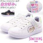 Yahoo! Yahoo!ショッピング(ヤフー ショッピング)スニーカー キッズ ジュニア 子供 靴 黒 ブラック 白 軽量 ベルクロ サムシング エドウィン SOMETHING EDWIN SOM-3141