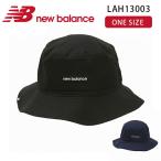 ニューバランス バケットハット メンズ レディース 帽子 ハット バケハ 黒 ブラックネイビー フェス NewBalance LAH13003