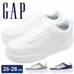 GAP スニーカー メンズ 靴 白 ホワイト シューズ 軽量 軽い 厚底 コートスニーカー 通学 通勤 シンプル おしゃれ ブランド クッション ギャップ GPU52504