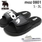 サンダル メンズ 靴 黒 白 ブラック ホワイト シャワーサンダル ビーチサンダル 軽量 軽い マジックテープ おしゃれ モズ moz 0801