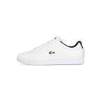 ラコステ ローカット スニーカー メンズ カーナビーエヴォTRI1 CARNABY EVO TRI 1 LACOSTE SMA033L ホワイト/ネイビー/レッド