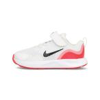ナイキ ランニングシューズ スニーカー 女の子 ウェアオールデイ WEARALLDAY NIKE CJ3818 ホワイト/ブラック/フラッシュクリムゾン