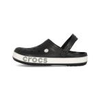 crocs クロックス CROCBAND BOLD LOGO CLOG メンズサンダル(クロックバンドボールドロゴクロッグ) 206021 02G ブラック/ライトグレー メンズ
