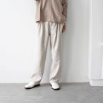 ショッピングエヴァ evam eva エヴァムエヴァ silk linen pants シルク リネン パンツ E221T057 レディース ワイドパンツ