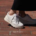 ショセ スニーカー レディース トラベルシューズ 白 革靴 レザー ビブラム 撥水 防水 travel shoes by chausser White TRA-024