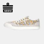 【アドミラルスニーカー公式】Admiral ユニセックス INOMER L(イノマーリバティ) AD608 ホワイト/イエロー 白 花柄 スニーカー ローカット