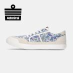 【アドミラルスニーカー公式】Admiral ユニセックス INOMER L（イノマーリバティ） AD608 ホワイト/サックス 白 花柄 スニーカー ローカット