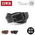 ベルト メンズ 紳士 革ベルト 本革 メンズベルト EDWIN エドウィン ビジネス バックル カジュアル ジーンズ