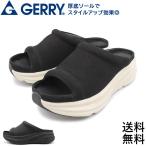 サンダル メンズ リカバリー 軽量 スポーツサンダル 厚底 GERRY ジェリー シャワー おしゃれ リゾート 黒