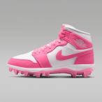 NIKE Jordan 1 Mid TD Digital Pink ナイキ ジョーダン ワン ミッド ピンク ホワイト アメリカ フットボール アメフト スパイク 野球 ラクロス 海外 USA 限定