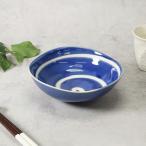 変形中鉢 17cm 白渦 ボウル 鉢 お皿 