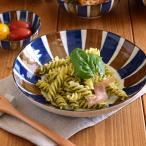 パスタ皿 和食器 青茶サビ十草和食�