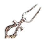 ハワイアンジュエリー ネックレス プレミアム ホースシュー ペンダント Ropeチェーン 付き SILVER925 メンズ レディース nk018