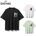  Spalding спорт мужской женский футболка Shadow z on пальто карман принт баскетбол одежда состязание короткий рукав вырез лодочкой UV cut SMT26009