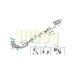 [ Toyota оригинальный новый товар ]TOYOTA не использовался товар * супер редкий товар * Altezza SXE10 передний выхлопная труба автомат машина передний и задний (до и после) прокладка есть 