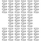 16個ルーズリーフ バインダー 最大約120枚製本可能 透明のルーズリング A4/B5/A5 ファイル本製作 製本用とじ具 資料保存 整理 手帳 アルバム 5孔 シ