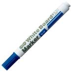 （まとめ） TANOSEE ホワイトボードマーカー 中字角芯 青 1本 (×100セット)