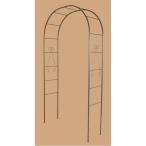 フラワーアーチ/ガーデニング用品 (幅120cm) スチールパイプ製 日本製 普及型 (園芸 庭 花 エクステリア)