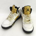 NIKE / ナイキ AIR JORDAN5 RETRO Olympic/ホワイト/28cm 136027-133 メンズファッション 中古