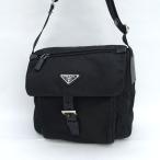 ショッピングメッセンジャー PRADA / プラダ  三角プレート ナイロン テスート ショルダー メッセンジャーバッグ ブランド 中古