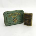 ショッピングzippo Zippo / ジッポ  GOLDEN BAT/ゴールデンバット/1996年/未使用品/缶ケース付き メンズファッション 中古