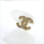CHANEL / シャネル ココ ラインストーン ピアス 片方 片耳 D15V ブランド 中古