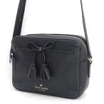 Kate Spade / ケイトスペード ショルダーバッグ/斜め掛け/タッセル リボン/レザー/ブラック PXRU9166 レディース 中古