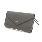 ショッピングバレンシアガ BALENCIAGA / バレンシアガ  ペーパーマニー 長財布 グレー レザー 371661 ブランド 中古