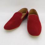 Dedes туфли без застежки / Loafer / кожа / красный / размер 41(25.5cm) 5054 мужская мода б/у 