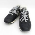 ショッピングニューバランス 996 new balance / ニューバランス  ローカットスニーカー/CM996/レザー/ブラック/25cm CM996RI2 メンズファッション 中古