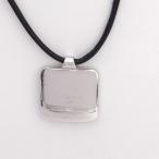 EMPORIO ARMANI / Emporio Armani колье / Eagle Logo /925 печать / серебряный × кожа мужская мода б/у 