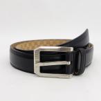GUCCI / Gucci кожаный ремень внутри GG черный Logo серебряный пряжка 245900 1766 бренд б/у 