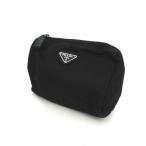 PRADA / プラダ ポーチ 小物入 テスート 黒 ギャランティ MV11 ブランド 中古