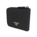 PRADA / プラダ ラウンドファスナー 財布 サフィアーノ 黒 ギャランティ 箱 MV363 ブランド 中古