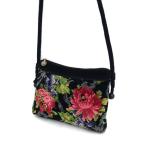 FEILER / フェイラー  ショルダーバッグ ウール ブラック ブランド 中古