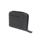 ショッピングプラダ PRADA / プラダ  ラウンドファスナー スポーツライン 二つ折り財布 キャンバス グレー  ブランド 中古