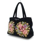 FEILER / フェイラー  ハンドバッグ コットン ブラック ブランド 中古