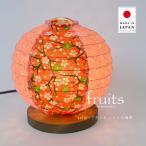 和紙1灯スタンドライト丸型frui...