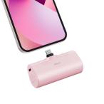 ショッピングモバイルバッテリー iphone iWALK モバイルバッテリー 超小型 4500mAh Lightning コネクター内蔵 軽量 急速充電 PSE認証済 iPhone用 ピンク