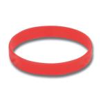 シリコンリストバンド レッド 円周202mm 幅12mm 印刷可能範囲9×80mm シリコンバンド バングル 印刷 オリジナルグッズ デザイン 耐水性 ツアー ノベルティ