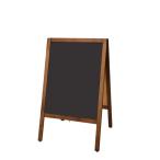 A type двусторонний черный панель Classic S W50×H83cm доска из дерева A type табличка Cafe табличка модный воздушная заслонка маркер (габарит) магнит складной меню еда и напитки магазин 