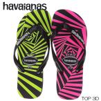 havaianas ハワイアナス TOP 3D メンズ 幾何学グラフィック ビーチサンダル おしゃれ 海 ビーサン HA1-114 / マルチカラー