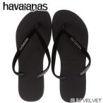 havaianas ハワイアナス SLIM VELVET レディース EVAフットベッド ビーチサンダル おしゃれ 海 ビーサン HA3-053 / ブラック