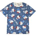 ハローキティTシャツ半袖総柄プリン...