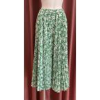 ショッピングガウチョパンツ priority プライオリティ 花柄プリーツガウチョパンツ SALE