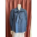 ショッピングダンガリー Blue Fronce ブルーフロンセ  ダンガリーリボンブラウス