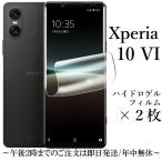 Xperia 10 VI SO-52E SOG14 A402SO XQ-ES44 ハイドロゲルフィルム×2枚