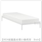 IKEA/イケア VEVELSTAD/ベベルスタード ベッドフレームすのこ付き90×200cm ホワイト(205.182.71/20518271)