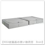 IKEA/ Ikea LENAST/re-na -тактный bed внизу место хранения box 57x60 cm 2 шт. комплект светло-серый (206.175.63/20617563)
